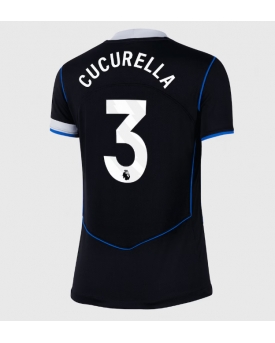 Billige Fotballdrakt Chelsea Marc Cucurella #3 Replika Tredjedrakt Dame 2025-26 Kortermet Billige Fotballdrakt Chelsea Marc Cucurella #3 Replika Tredjedrakt Dame 2025-26 Kortermet